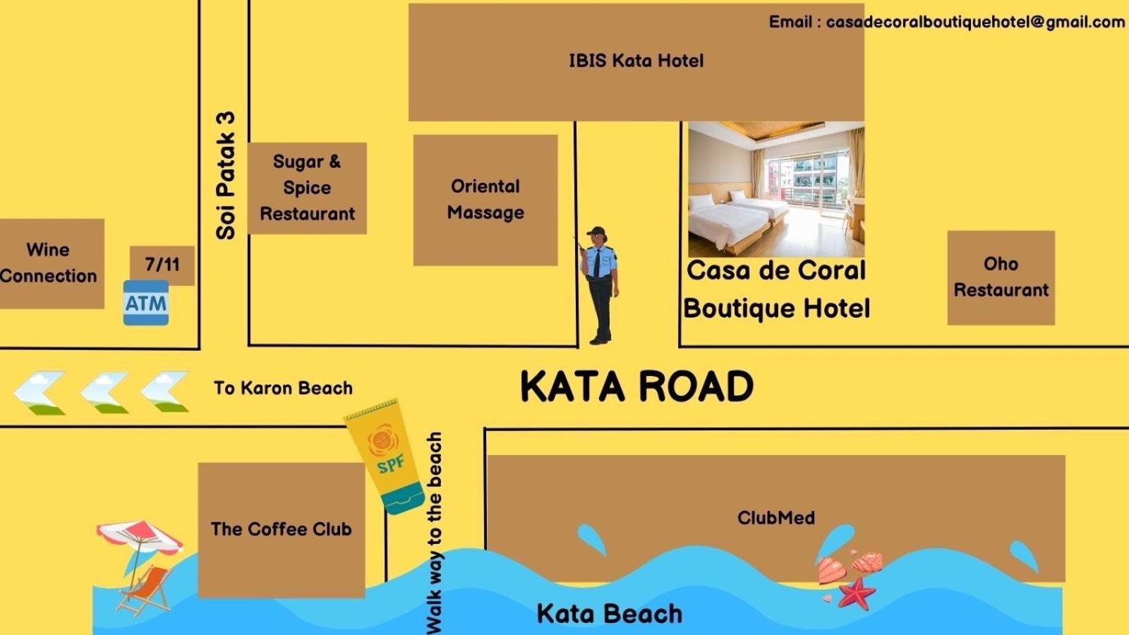 Casa De Coral Boutique Hotel Ката-Біч Екстер'єр фото